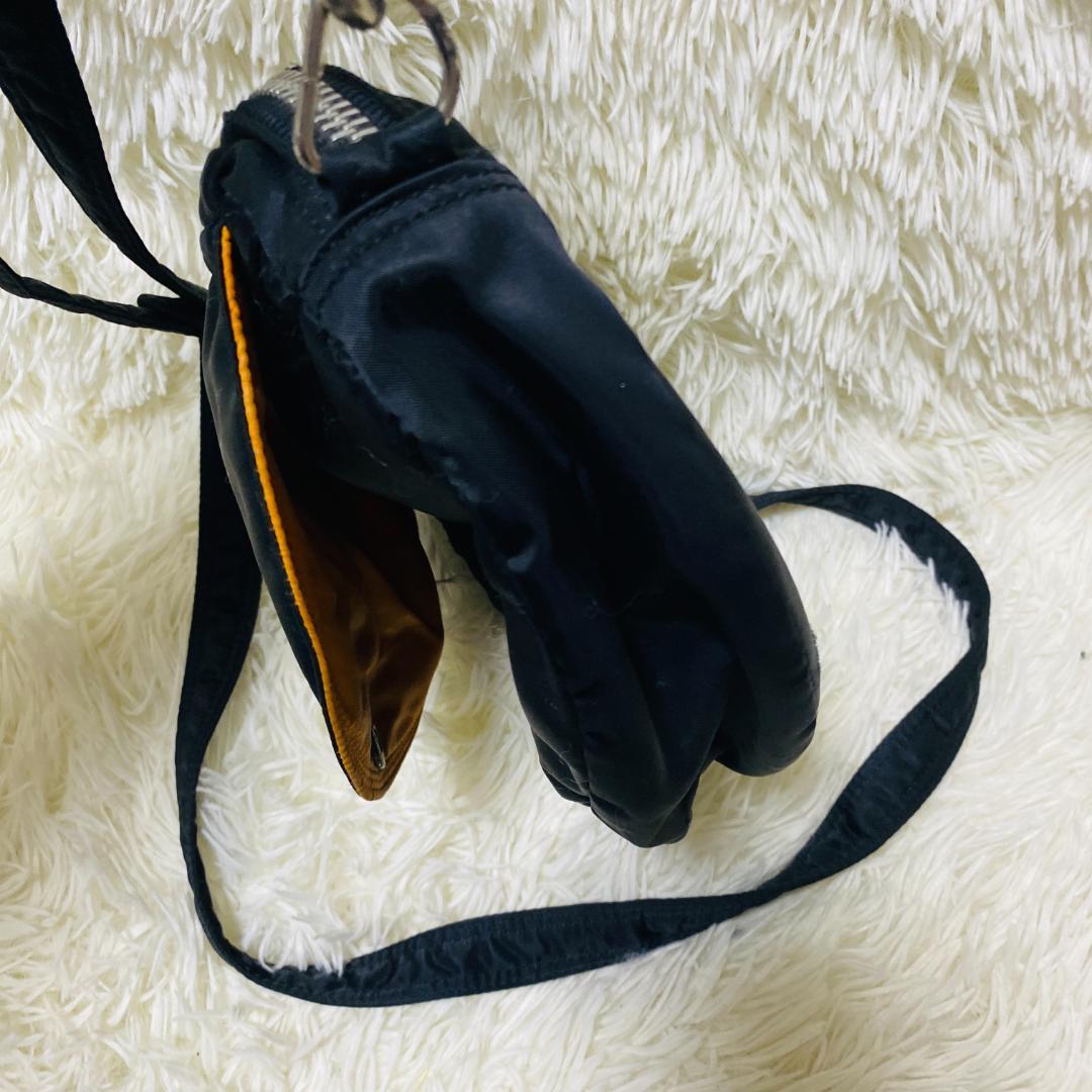 PORTER ポーター タンカー ハーフムーンショルダーバッグ ブラック