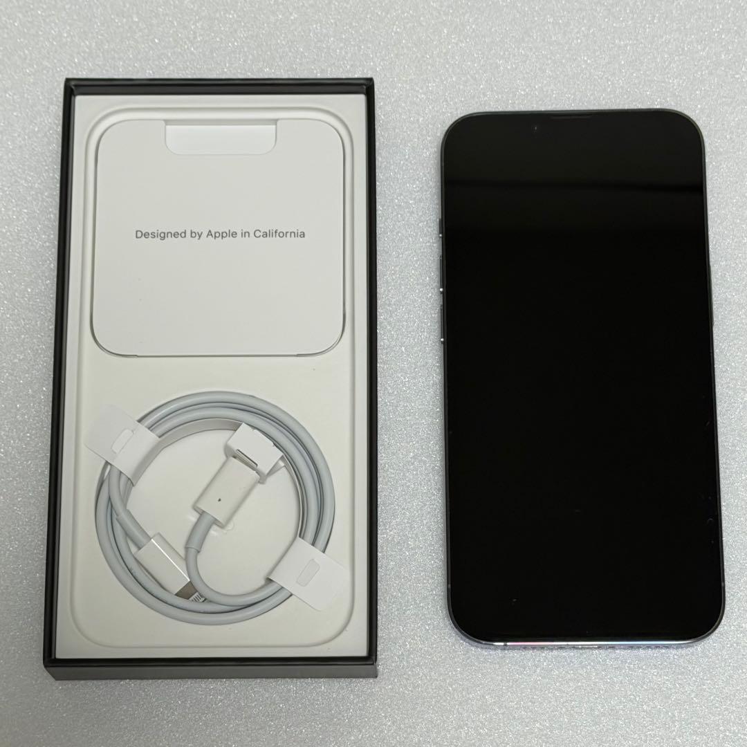 超美品 iPhone 13 Pro 256GB シエラブルー 箱ケーブル新品付