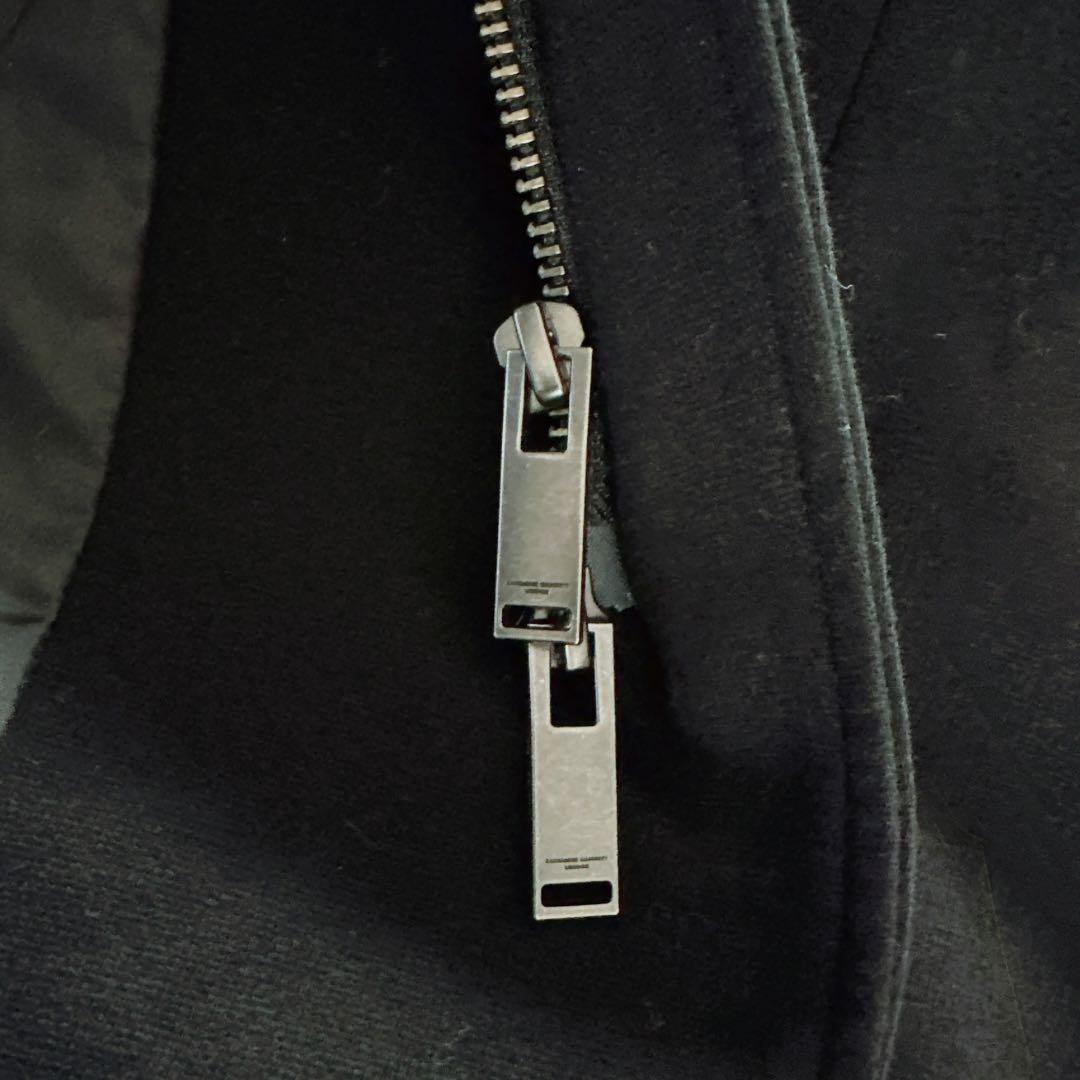 【KATHARINE HAMNETT LONDON】コットンライダース 黒 XL