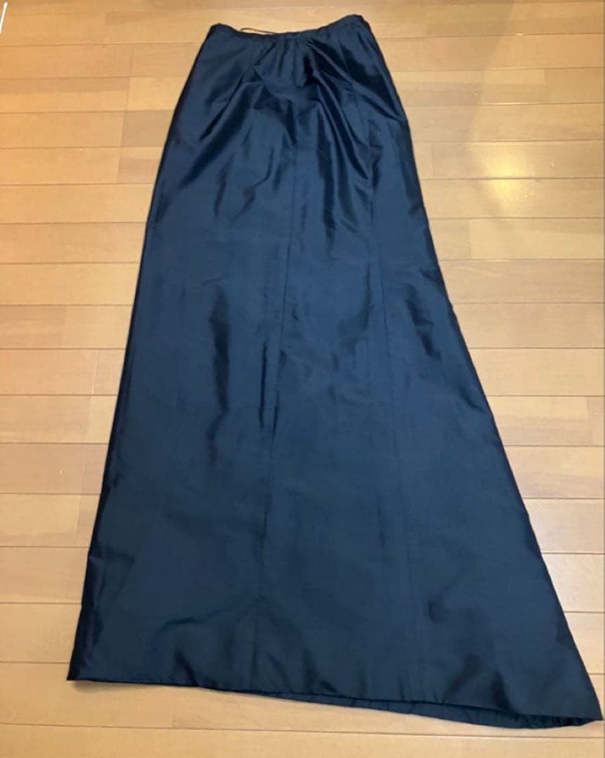 Catherine Regehr キャサリンレジェ　シルク　ロングスカート　黒