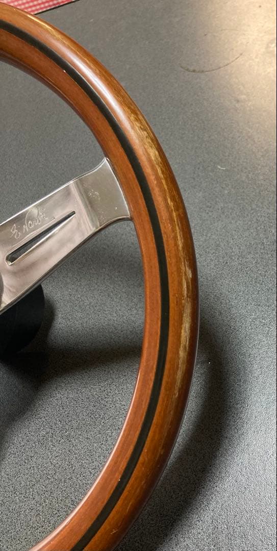 ナルディ　クラッシックウッド　ステアリング　当時物　ボス付き