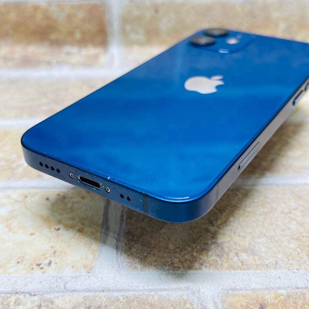 SIMフリー iPhone12mini 64GB ブルー 新品電池