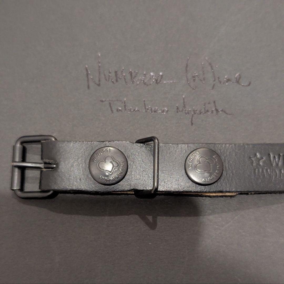 激レア★NUMBER(N)INE 別注 WENDY'S 1連スタッズベルト M