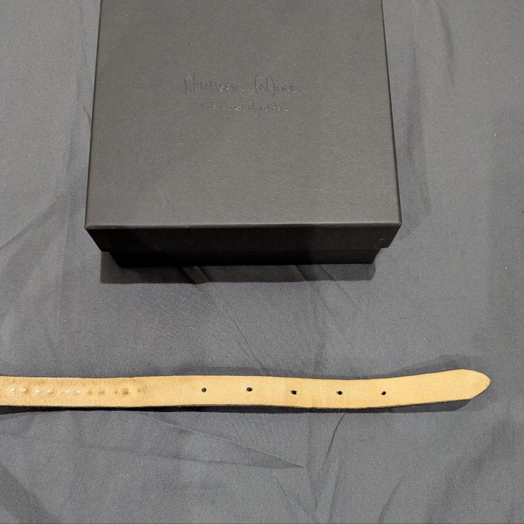 激レア★NUMBER(N)INE 別注 WENDY'S 1連スタッズベルト M