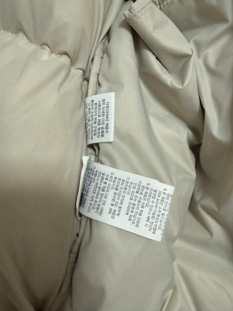 THE NORTH FACE ベージュ ダウンジャケット Sサイズ