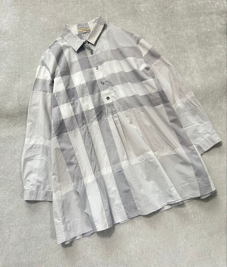 BURBERRY BRIT⭐︎バーバリーノバチェック プルオーバーシャツ XL