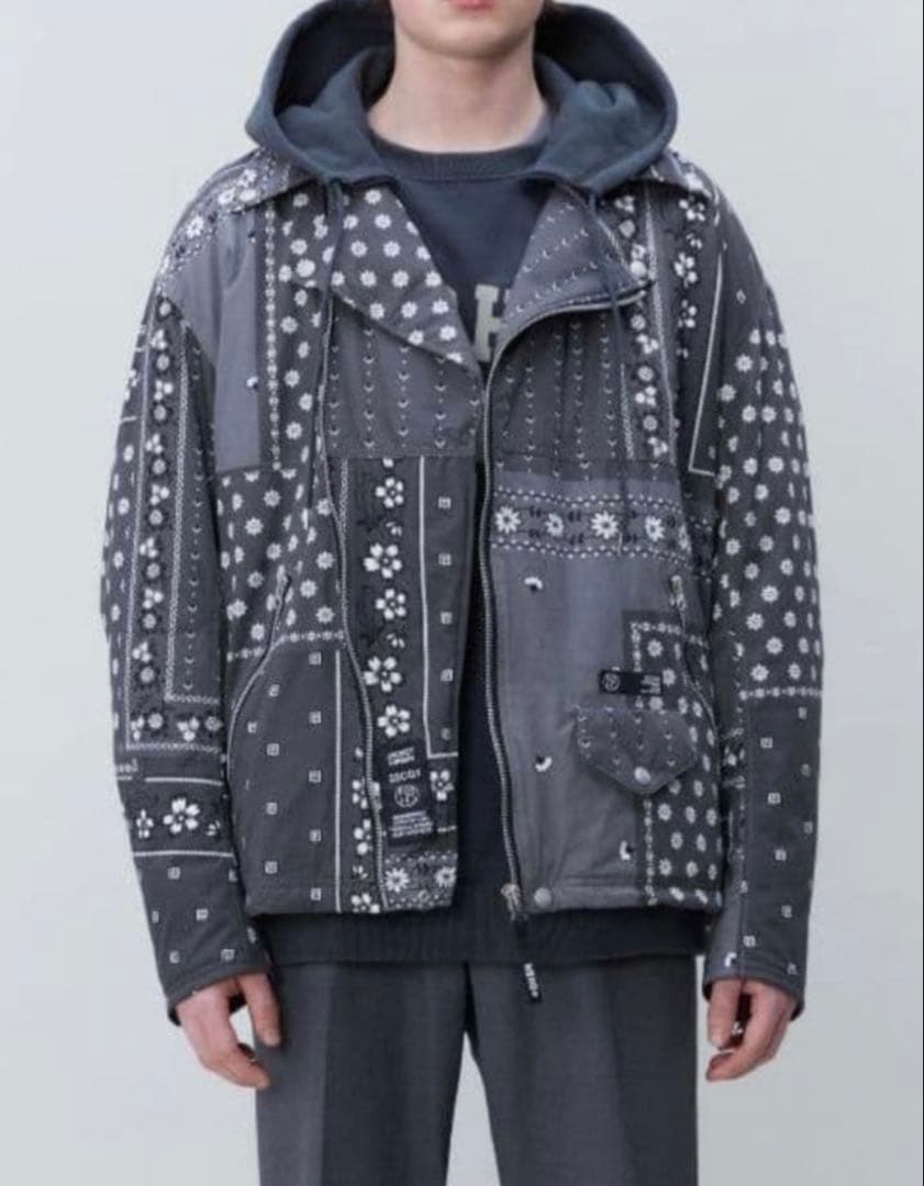 NEIGHBORHOOD ペイズリーダブルライダースジャケット