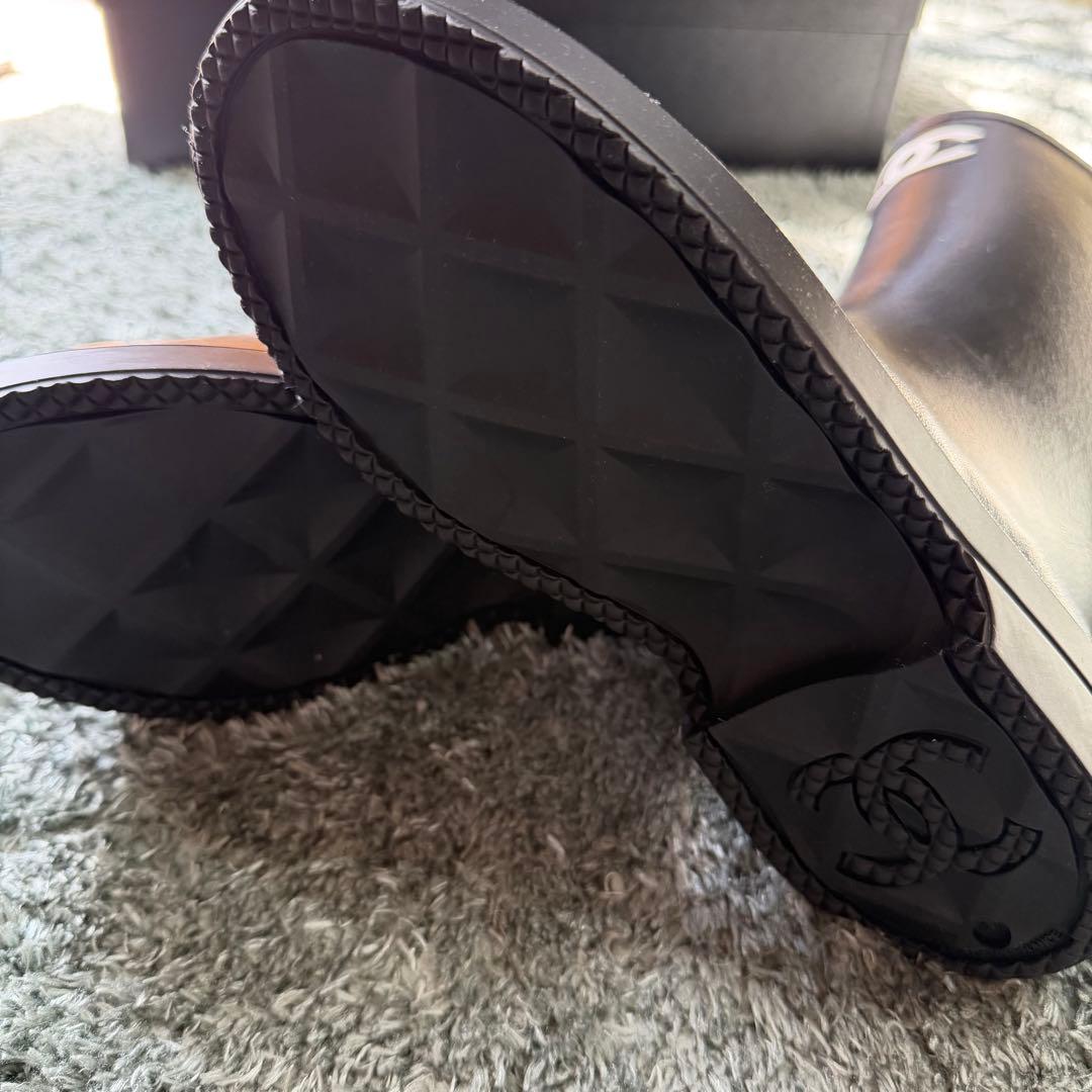 CHANEL シャネル　レインシューズ　新品未使用　37サイズ