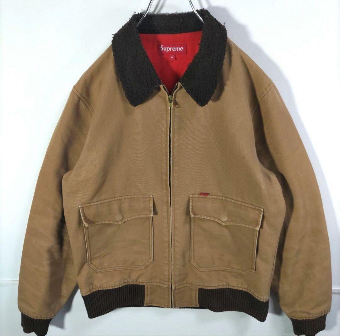 【希少】Supreme ボア襟付きワークジャケット Mサイズ