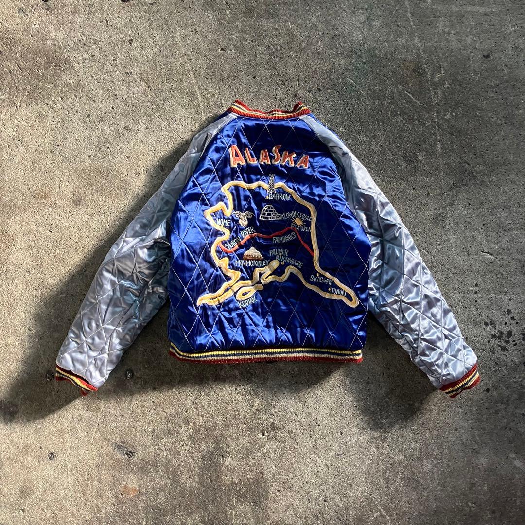 テーラー東洋 別珍 アラスカ ブラック スカジャン 鷹鷲 TT10496