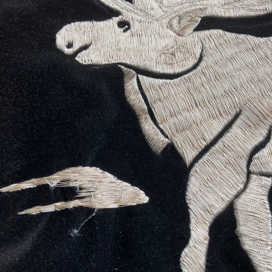 テーラー東洋 別珍 アラスカ ブラック スカジャン 鷹鷲 TT10496