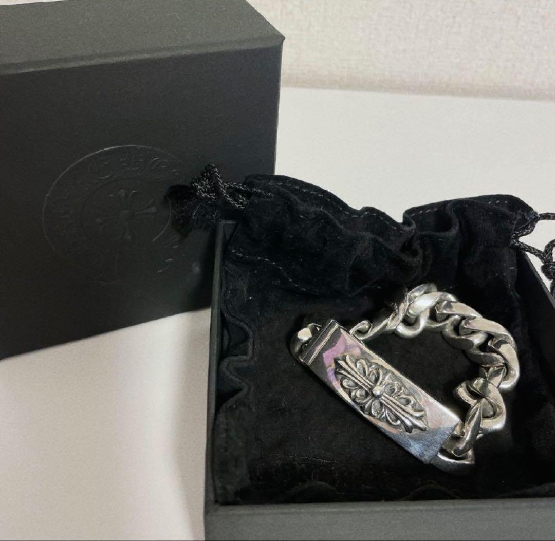 ぼぶゆう様限　クロムハーツ ID フローラルクロスブレスレット 13 link