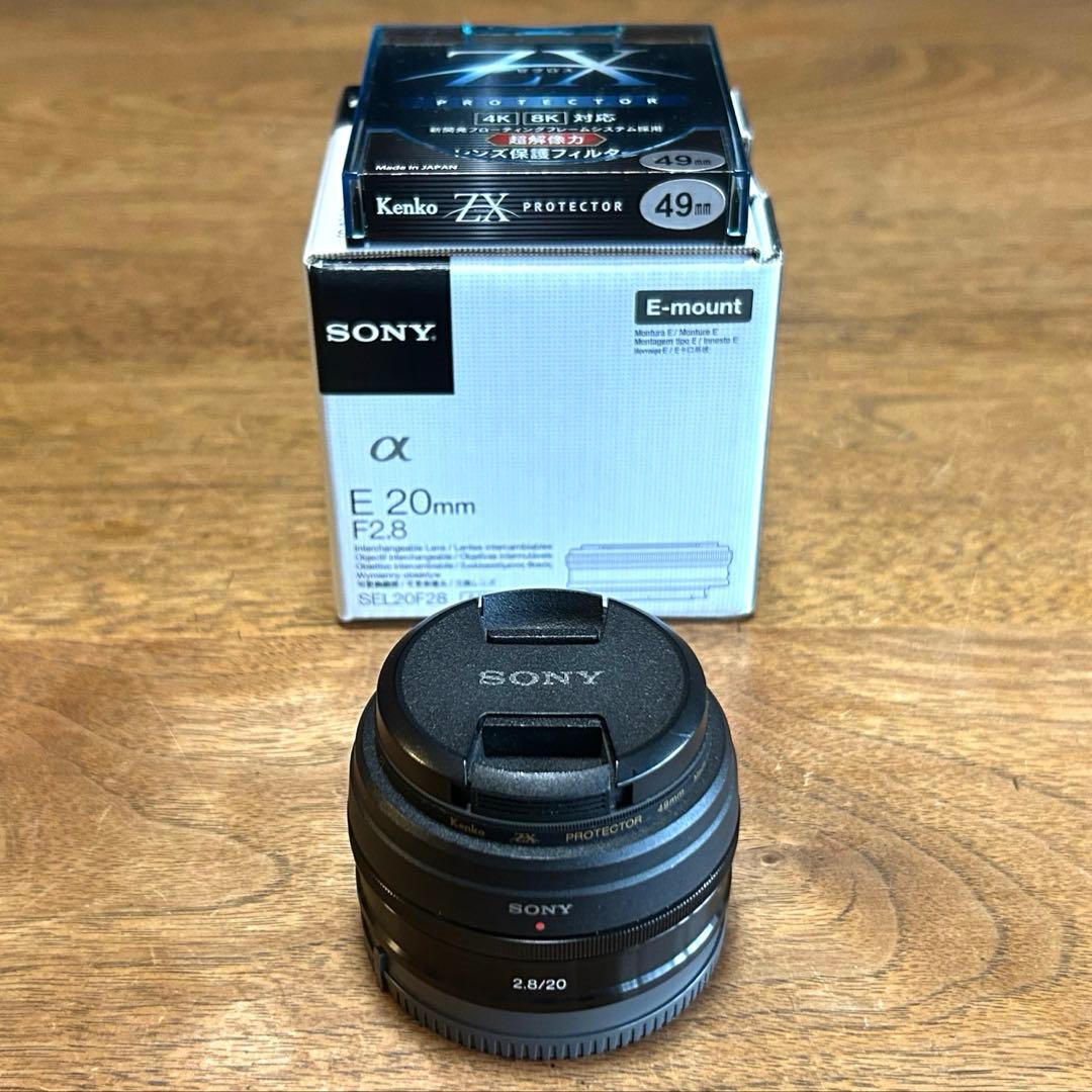 SONY SEL20F28 Eマウント パンケーキレンズ