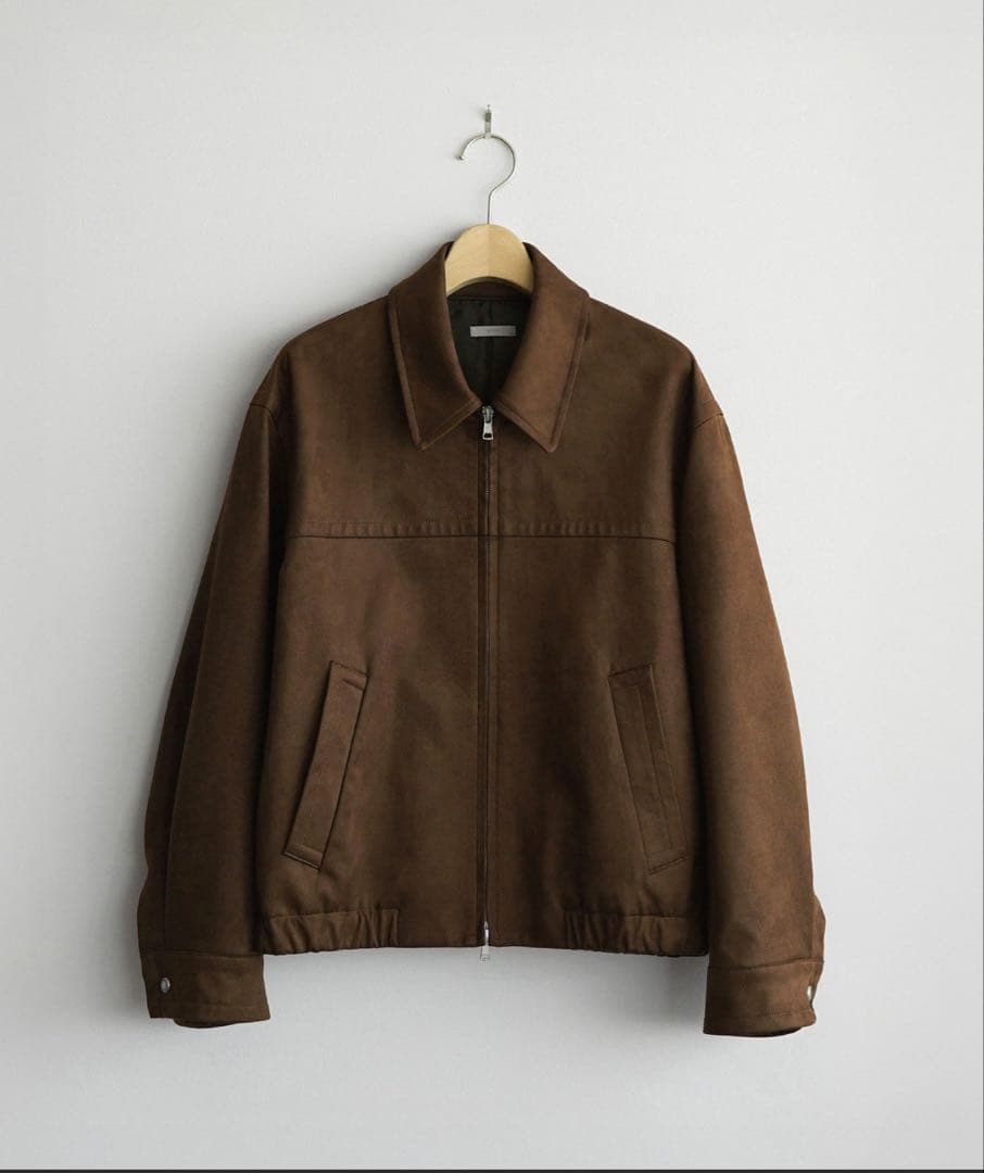 ジャケット・アウター ARTIFICIAL GRAIN / FAUX SUEDE ZIPBLOUSON