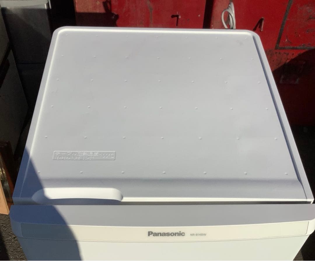 パナソニック 2ドア冷凍冷蔵庫 NR-B14BW-W 2018年製