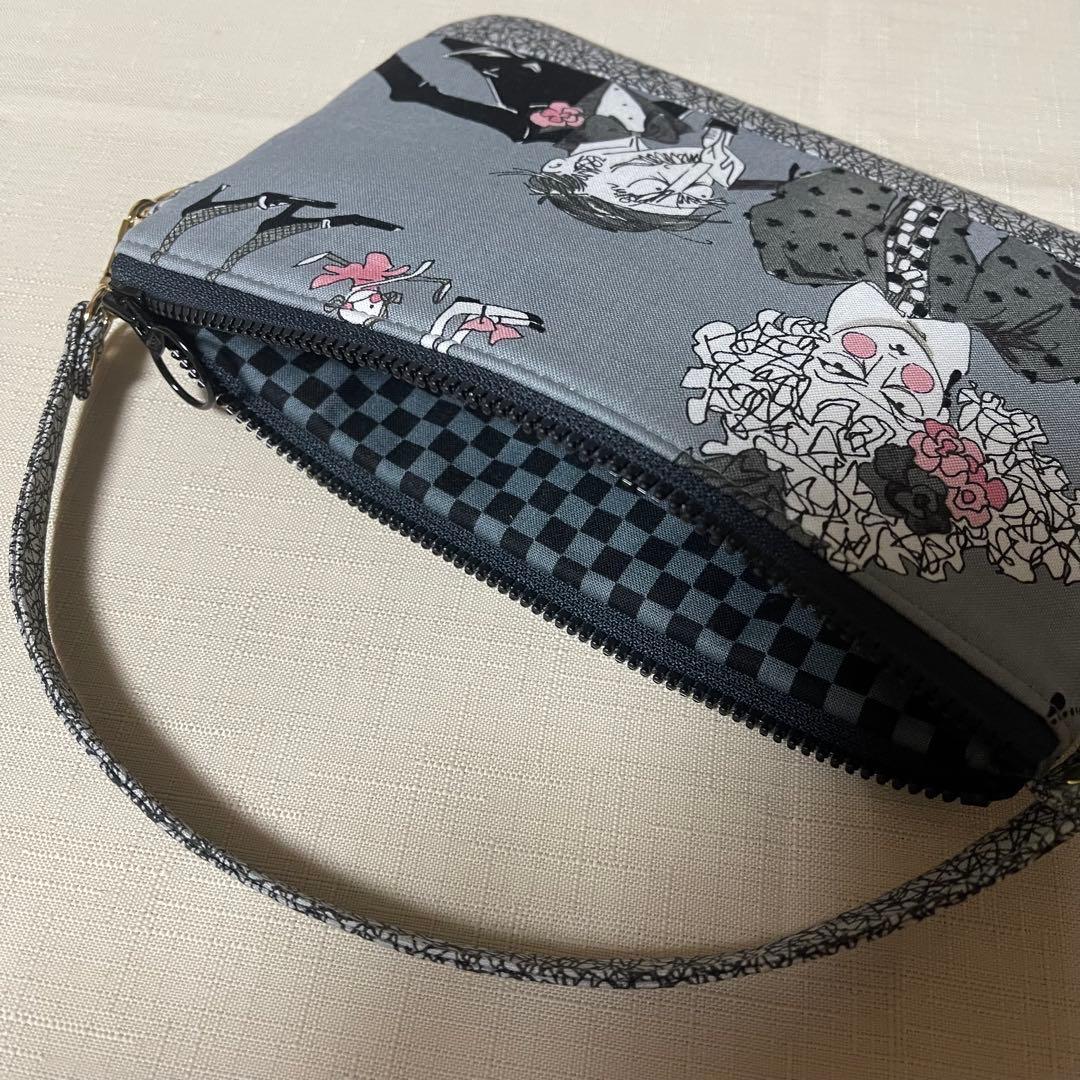 ♡ガストリー家族の再会グレー系で2個♡ハンドメイド　アレキサンダーヘンリー