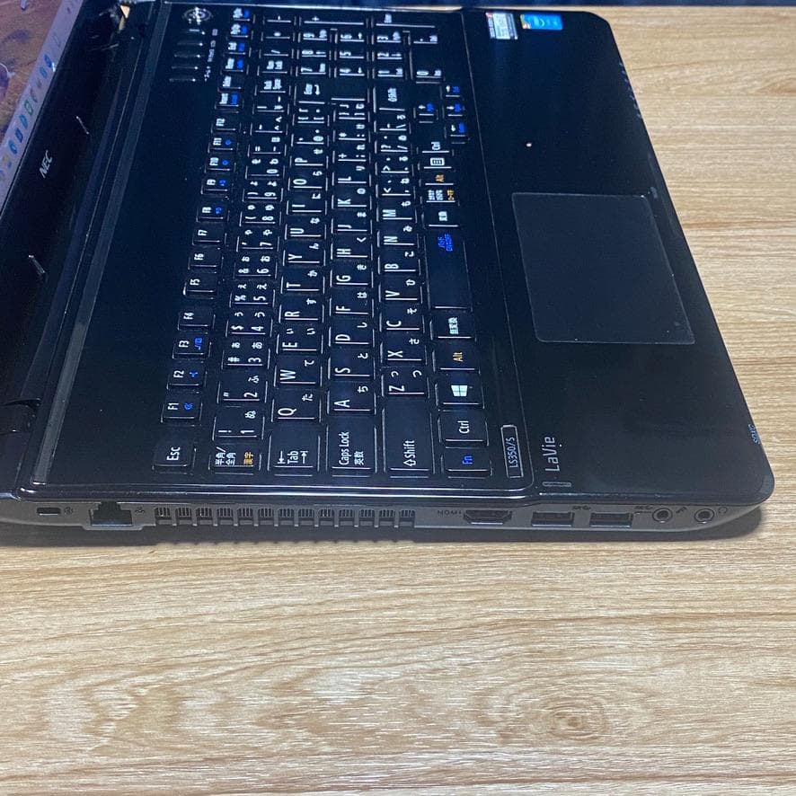 届いてすぐ使える 大人気ブラック Win11 NEC ノートパソコン ブルーレイ