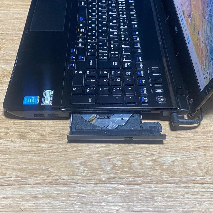 届いてすぐ使える 大人気ブラック Win11 NEC ノートパソコン ブルーレイ