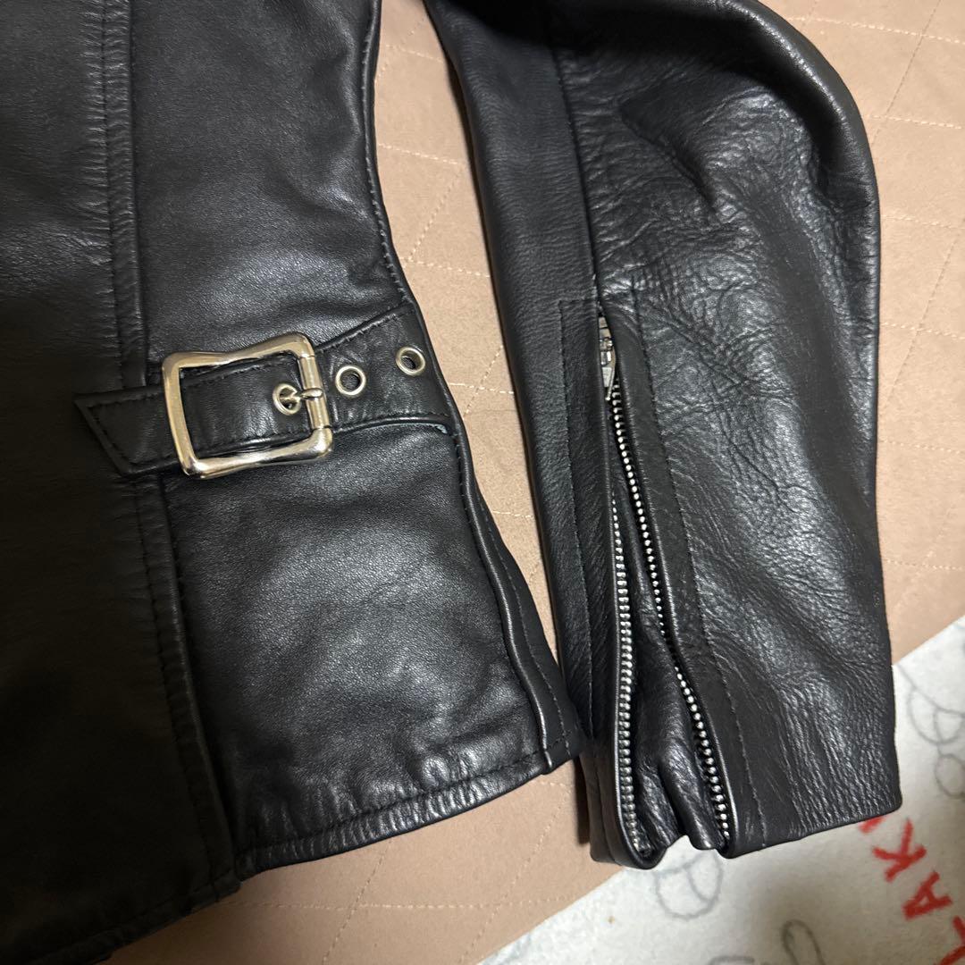 デイトナ　ブラック ダブルライダース レザージャケット　Mサイズ