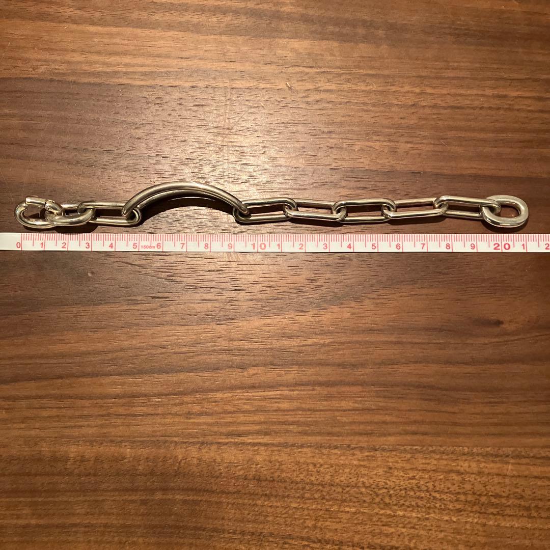 blanc iris シルバーチェーンブレスレット