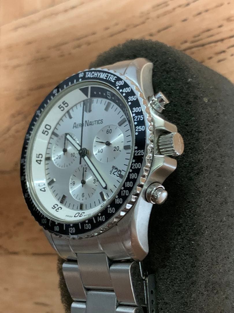 ガ*ン様 アエロノーティックAERO NAUTICS AN5-30クォーツ クロ