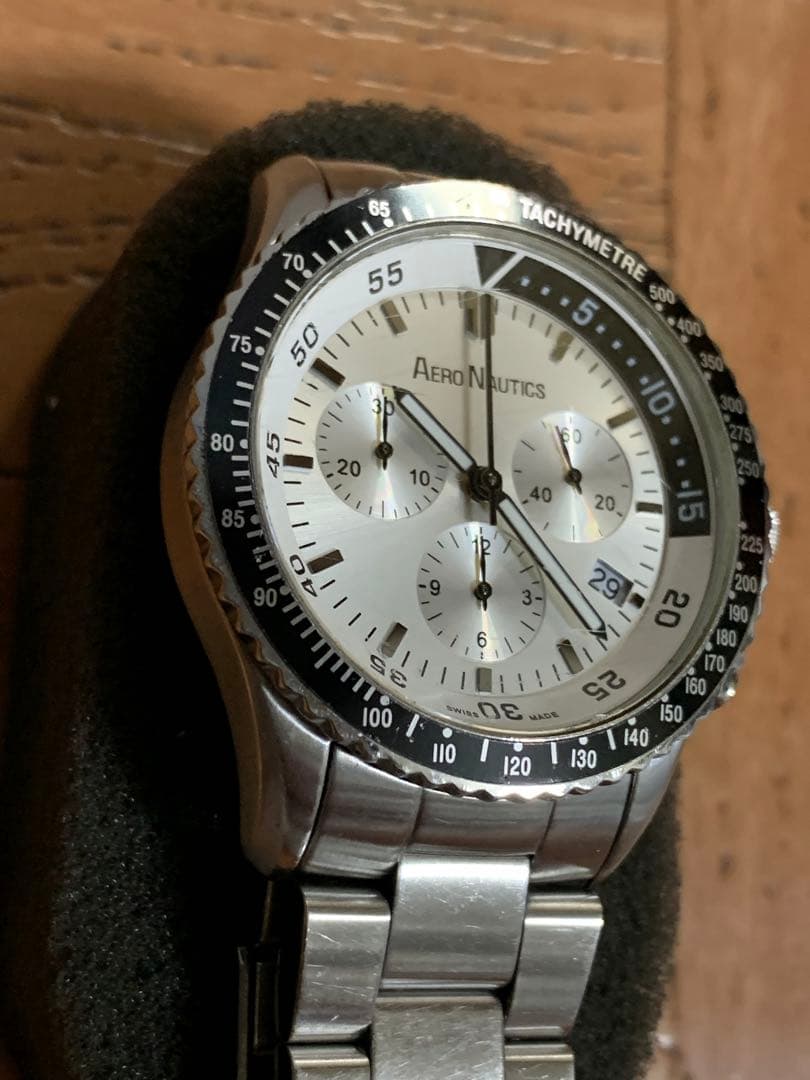 ガ*ン様 アエロノーティックAERO NAUTICS AN5-30クォーツ クロ