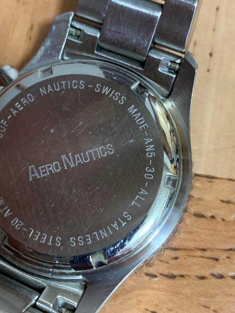 ガ*ン様 アエロノーティックAERO NAUTICS AN5-30クォーツ クロ
