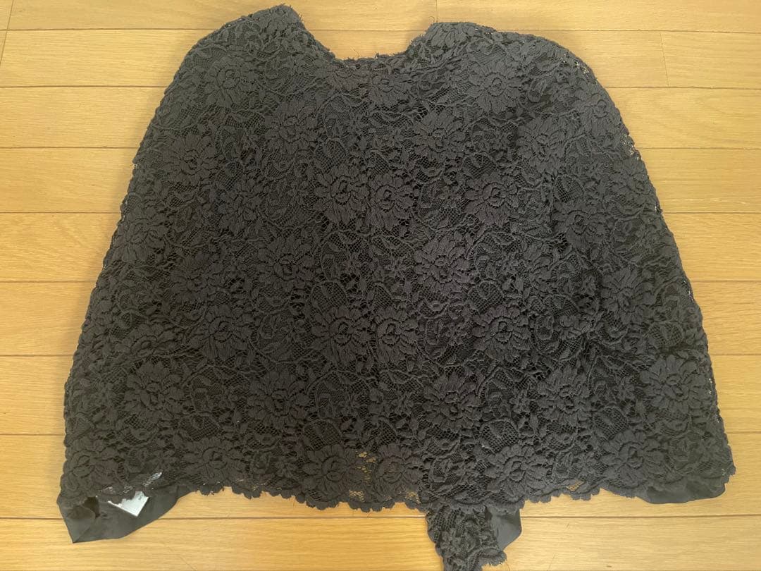 COMME des GARÇONS ☆ブラック花レース M