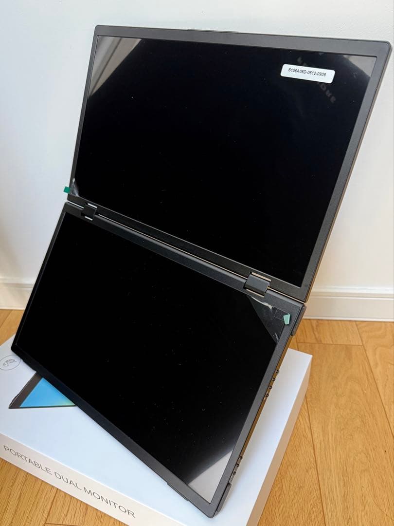 ポータブルデュアルモニター 15.6型デュアル　USB-C minHDMI