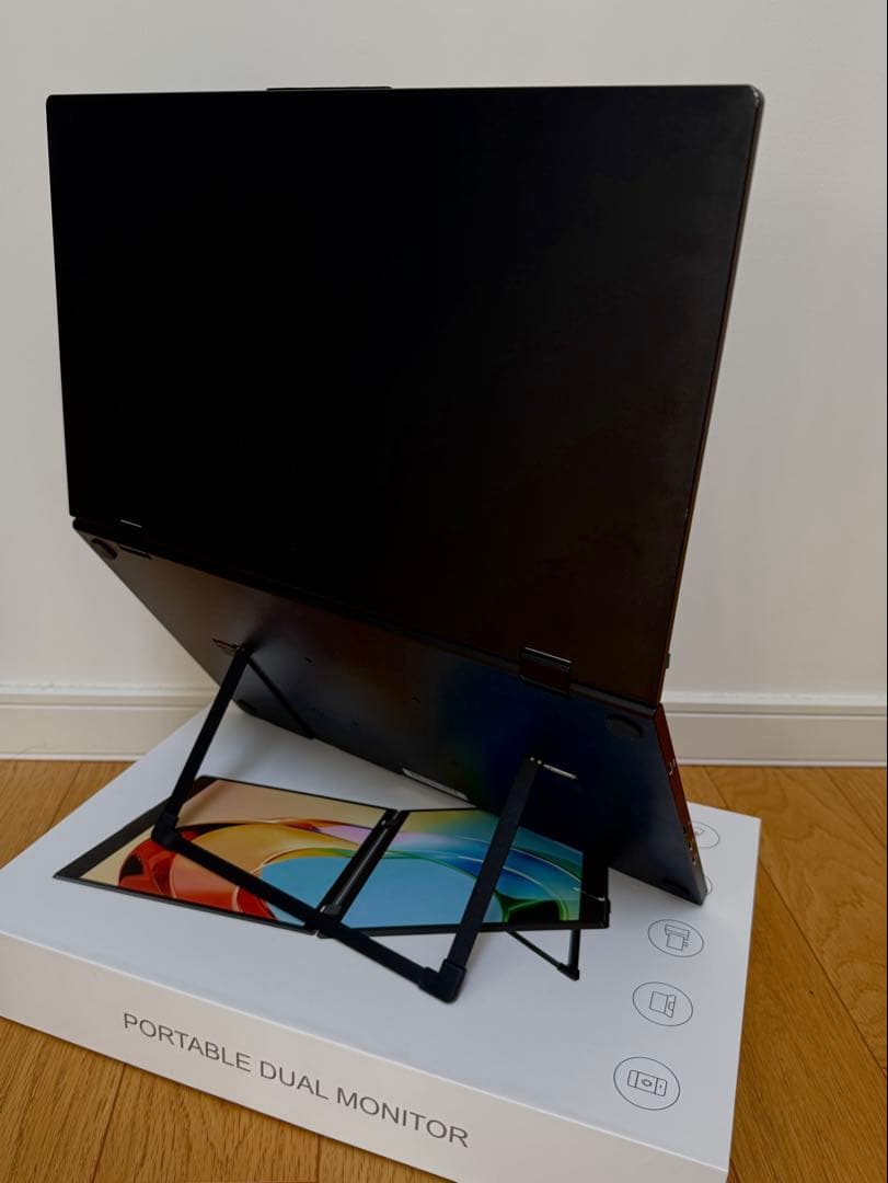 ポータブルデュアルモニター 15.6型デュアル　USB-C minHDMI