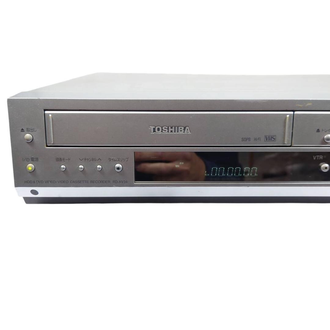 メンテ済み☆東芝 RD-XV34SJ HDD/VHS/DVDレコーダー ビデオ