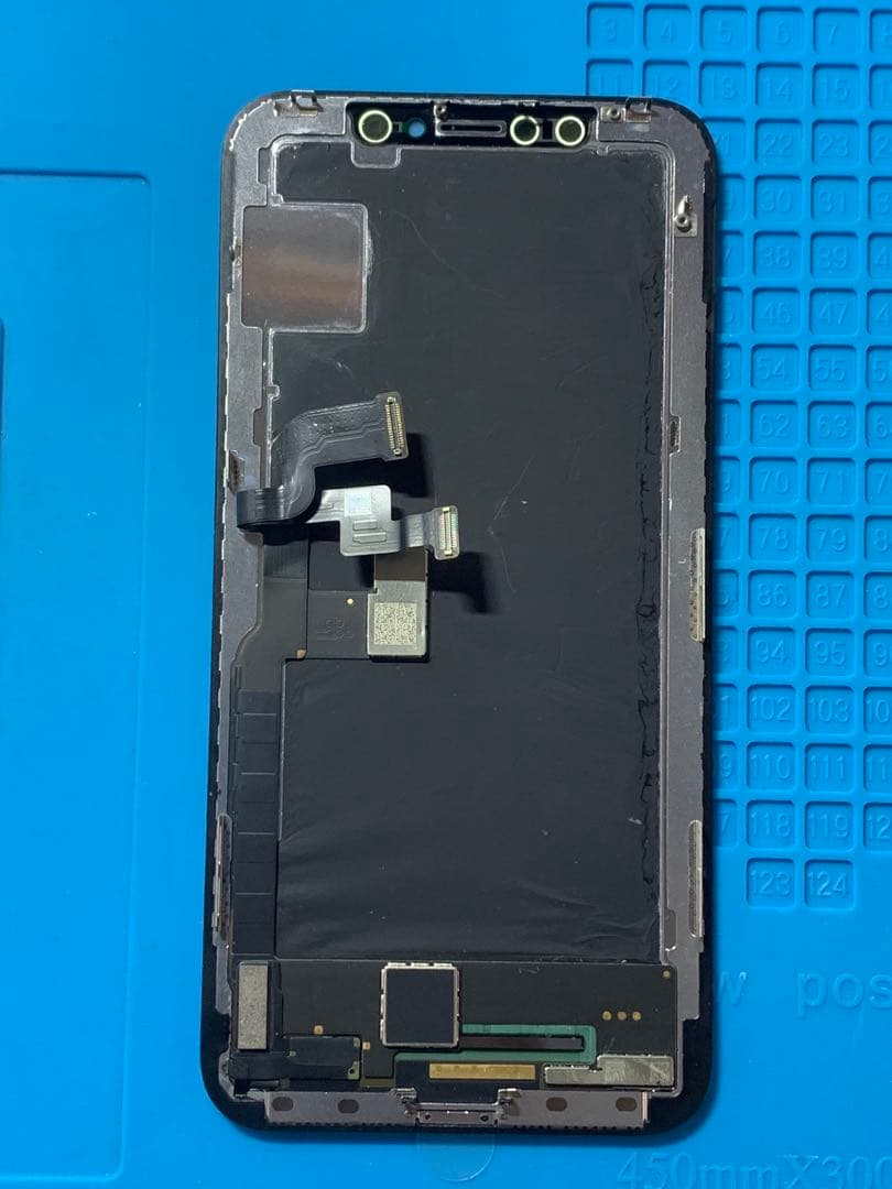 【2枚セット】iPhone X 純正再生パネル 防水シール付きXと SE2