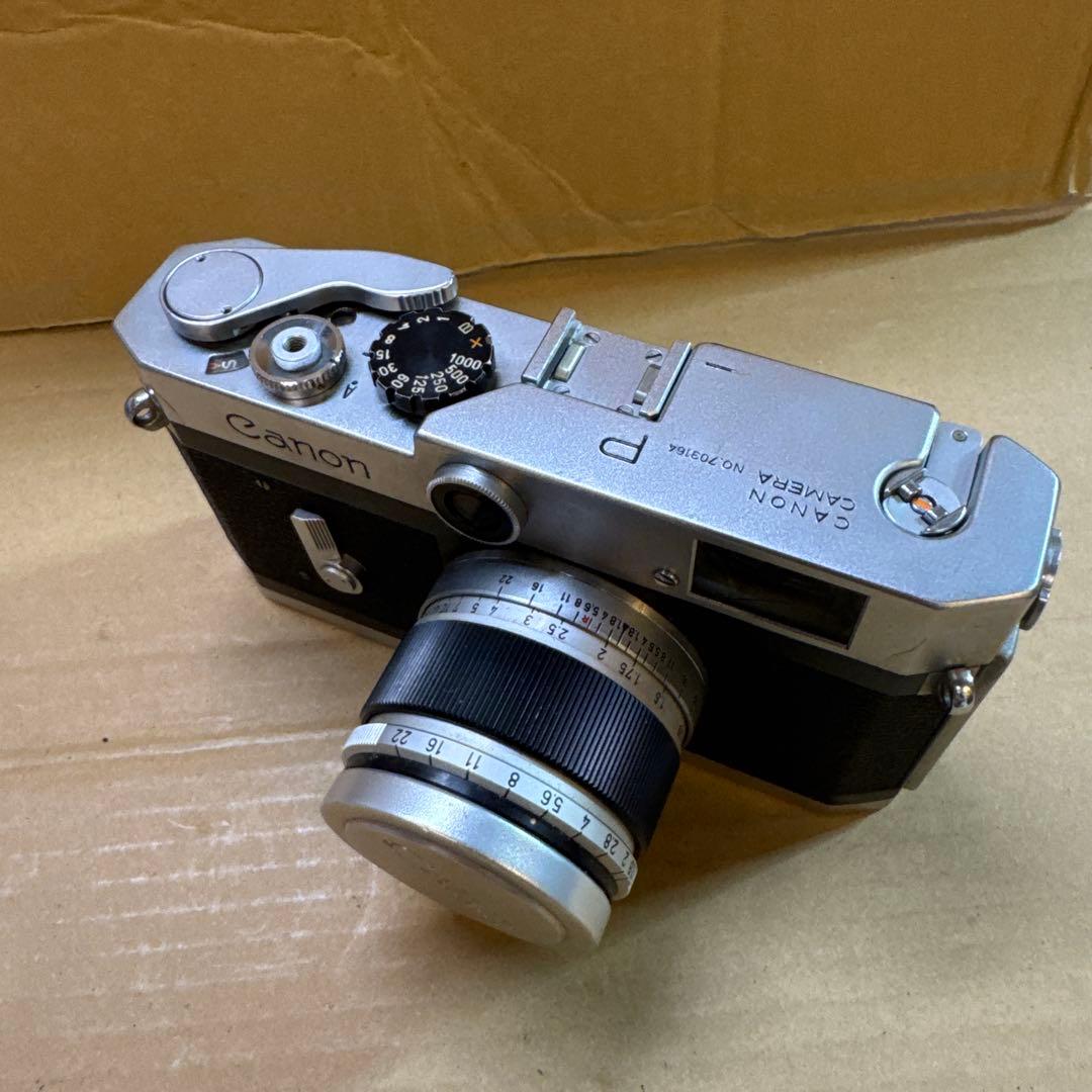 Canon P レンジファインダーカメラ 53mm ビンテージ