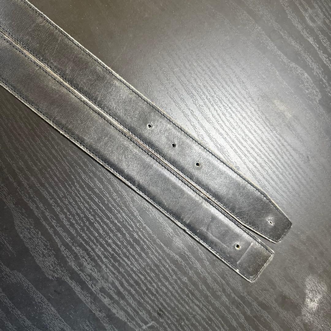 HERMES エルメスリバーシブルベルト65 プレートHバックル　シルバー