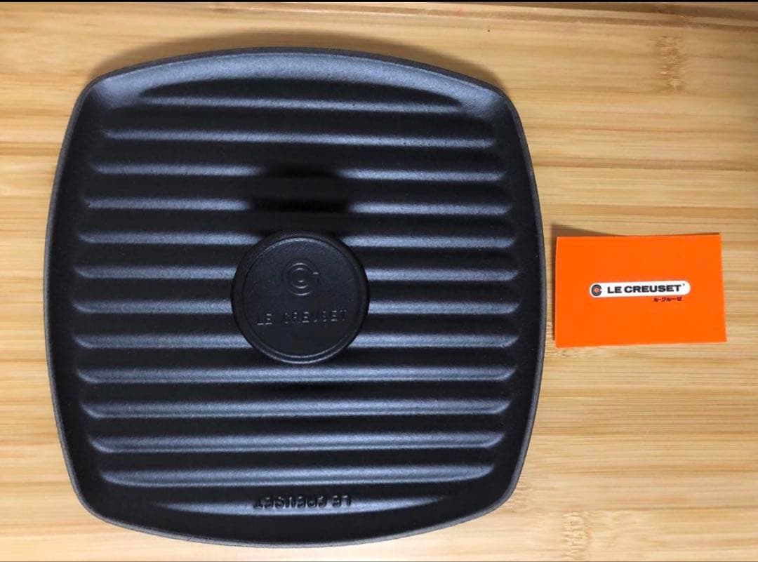 ル・クルーゼ スクエア パニーニプレスロッジとLODGE スクエアグリルパン