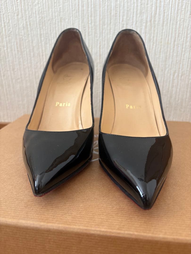 Christian Louboutinポインテッドトゥ ハイヒール パテント