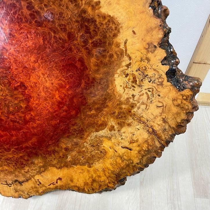 花梨 天然木 一枚板 瘤 瘤杢 花台 座卓 テーブル