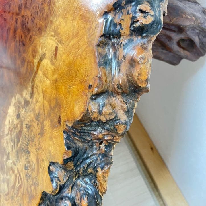 花梨 天然木 一枚板 瘤 瘤杢 花台 座卓 テーブル