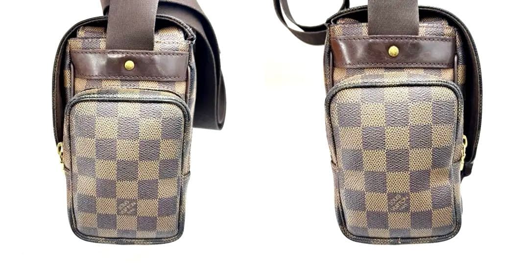 ▲LOUIS VUITTON ダミエ　リポーター メルヴィール ショルダーバッグ