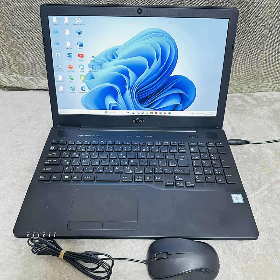 S121 FujitsuノートパソコンWEBカメラSSD第7世代Window11