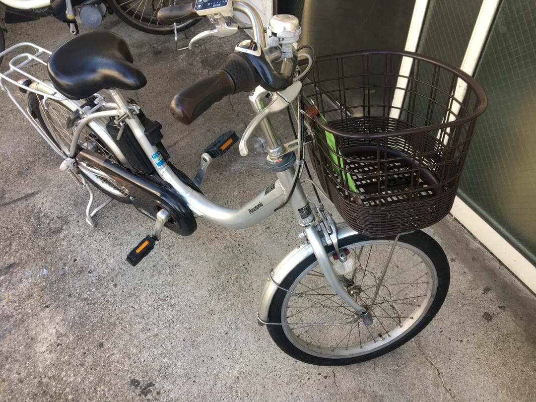 地域限定送料無料　ビビ　LS　12AH　軽量モデル　シルバー　神戸市　電動自転車