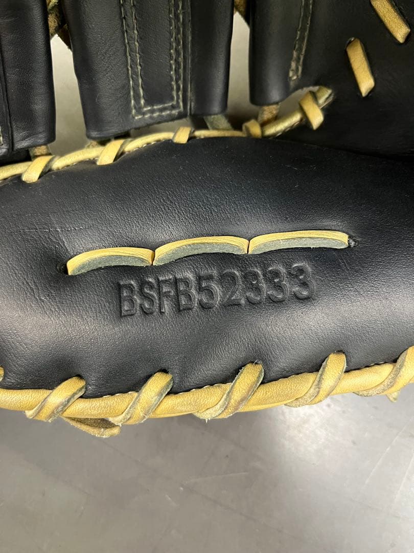 【Blue3】ZETT ソフトボール用キャッチャーミット 黒/キャメル