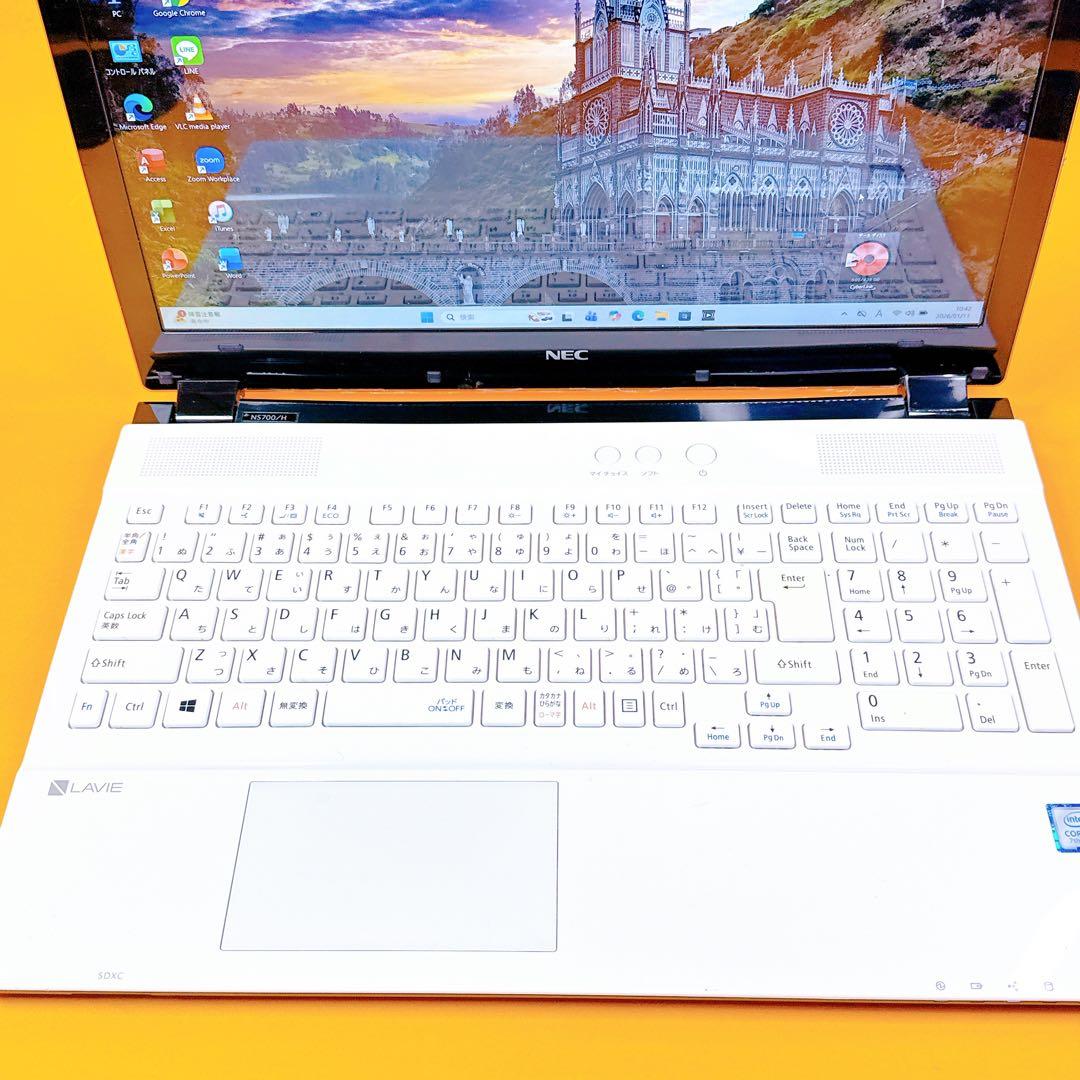 極速i7⭐️新品SSD windows11 ノートパソコン Office カメラ