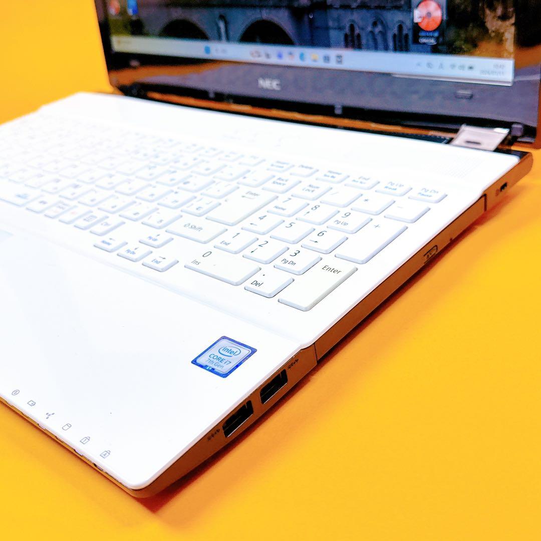 極速i7⭐️新品SSD windows11 ノートパソコン Office カメラ