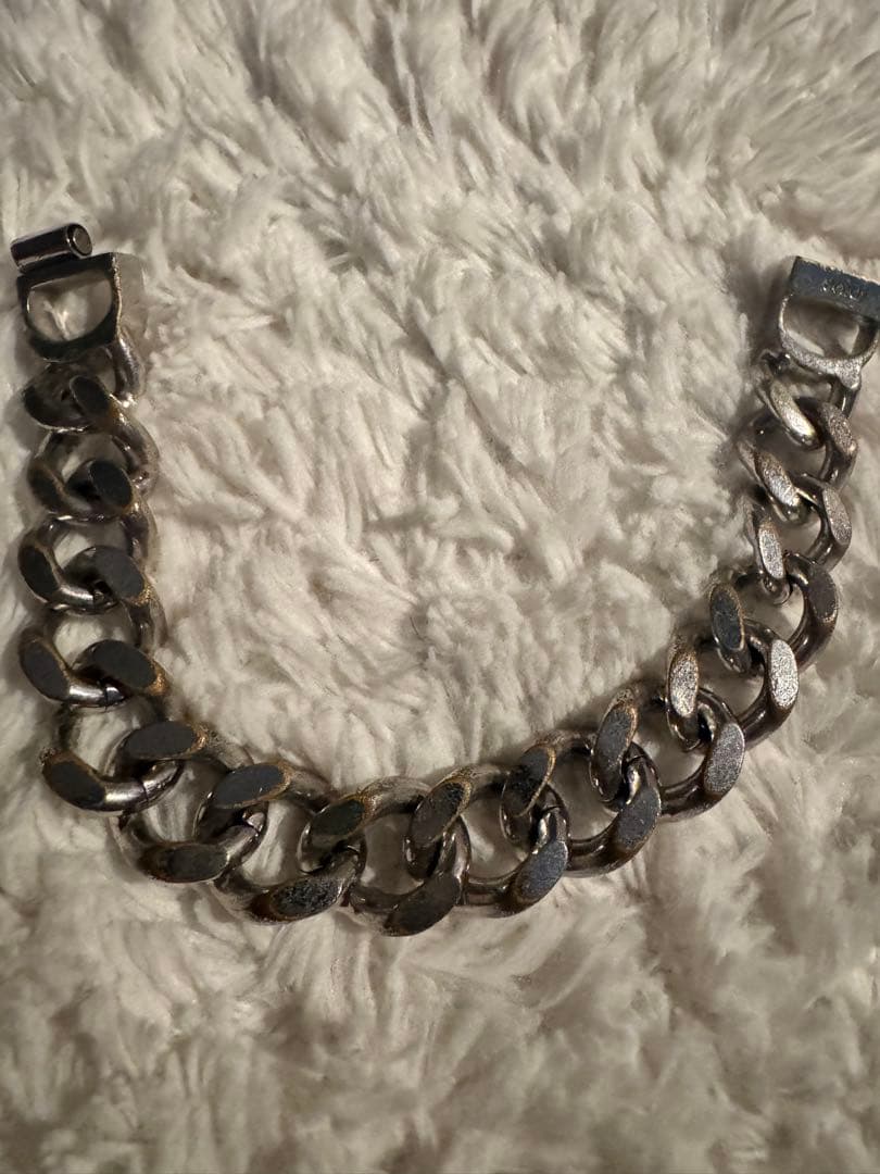 Dior シルバーチェーンブレスレット