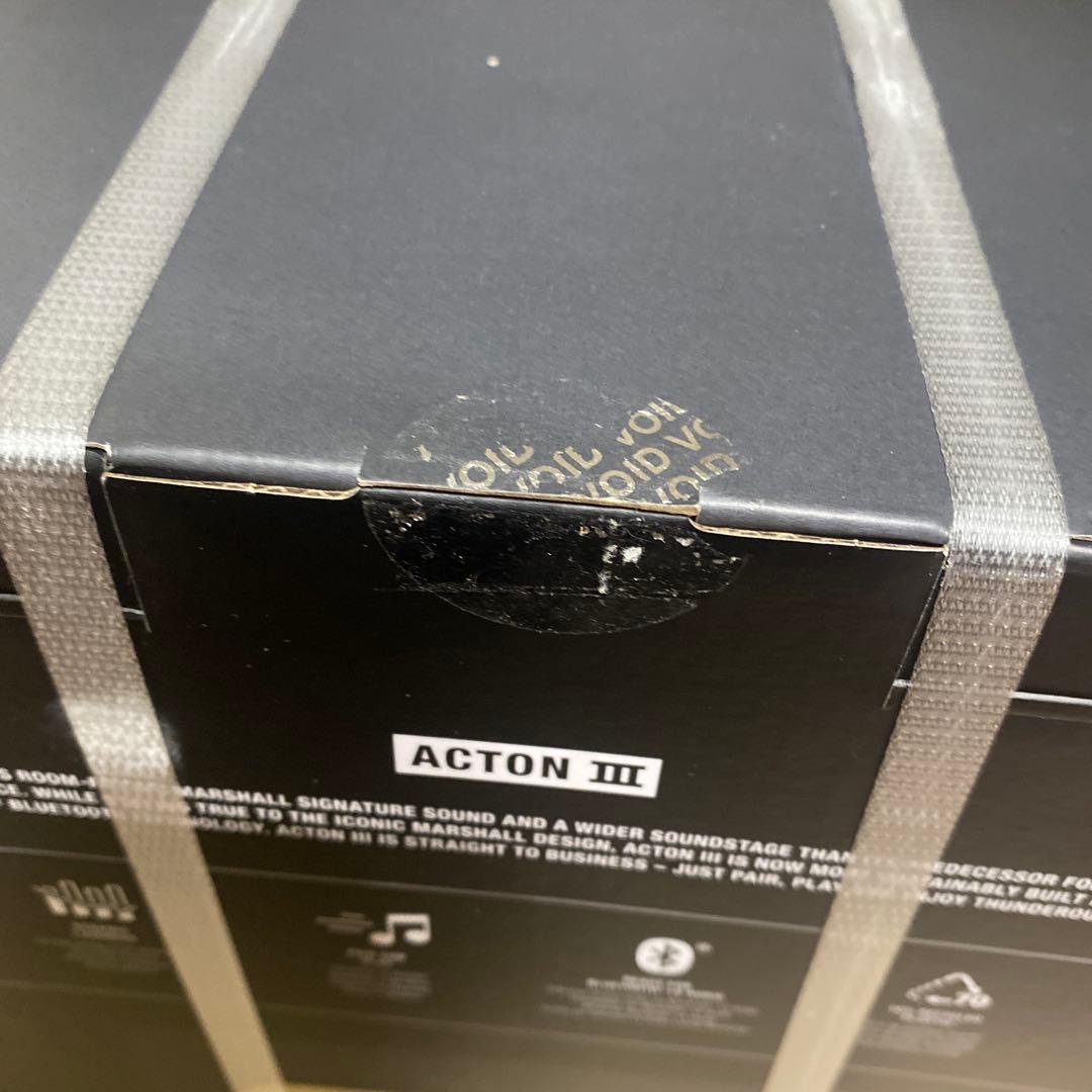 新品未使用品Marshall Acton III ブラック ワイヤレススピーカー