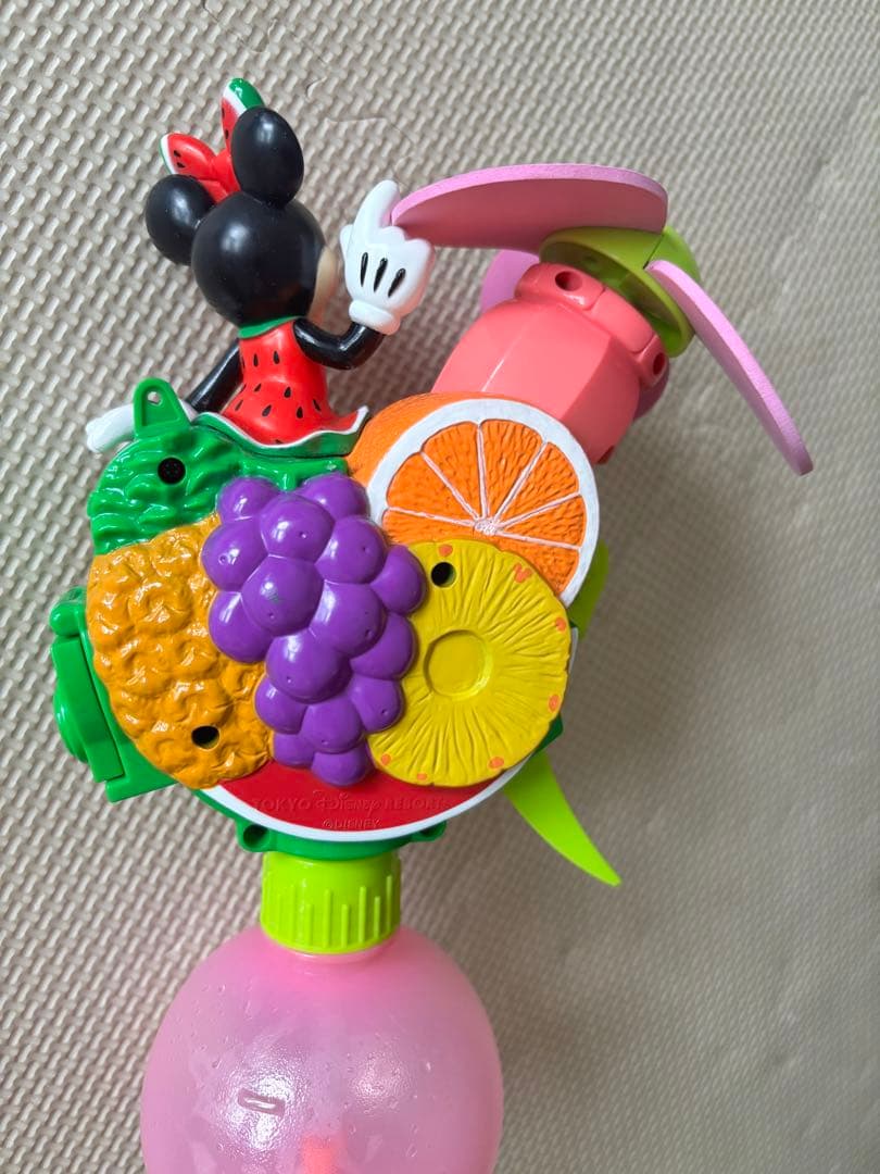 2024年10月購入プレイアロング未使用おもちゃのみとミニーちゃんミストファン