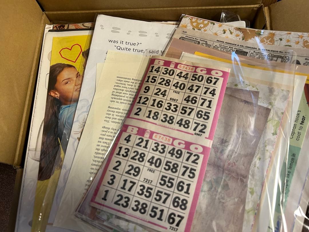 コラージュ素材 中古 まとめ売り 60サイズ 【A】