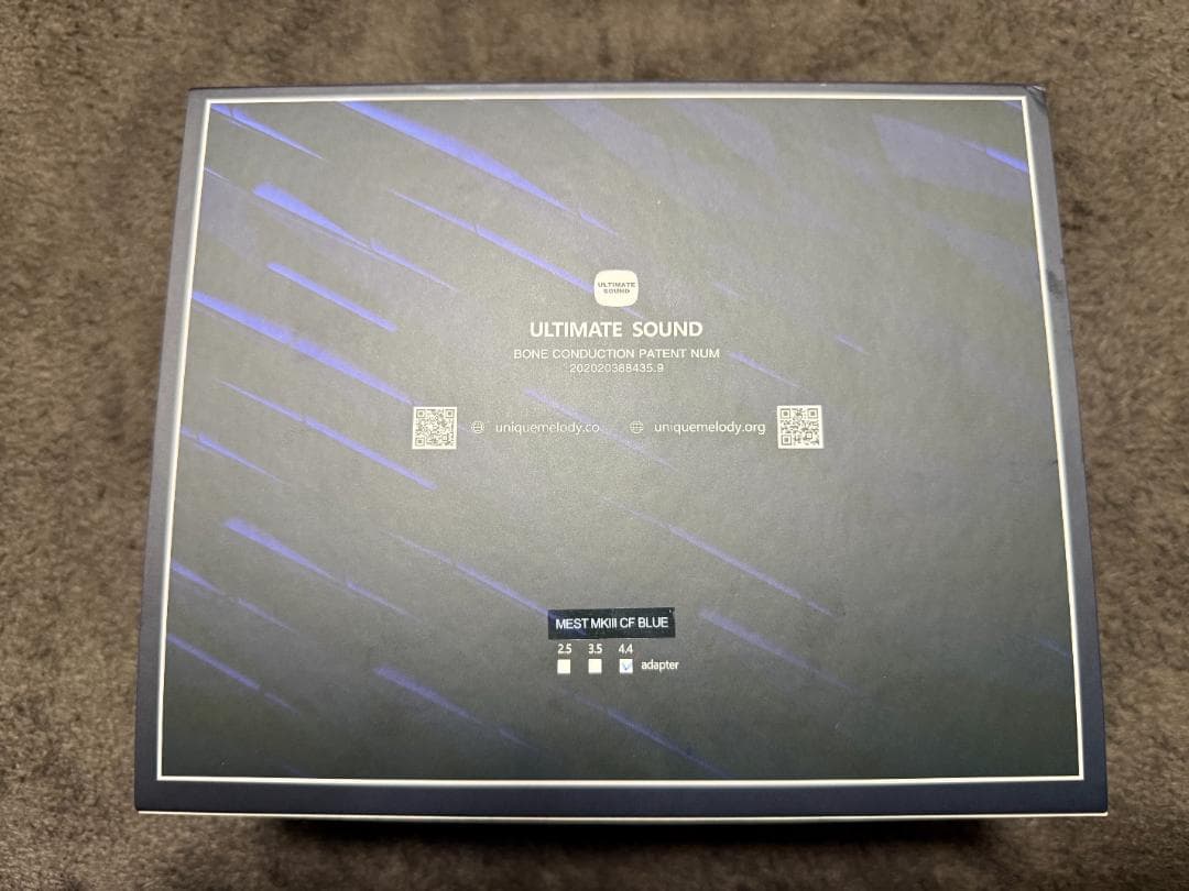 イヤホン UNIQUE MELODY MEST MKIII CF 4.4mm