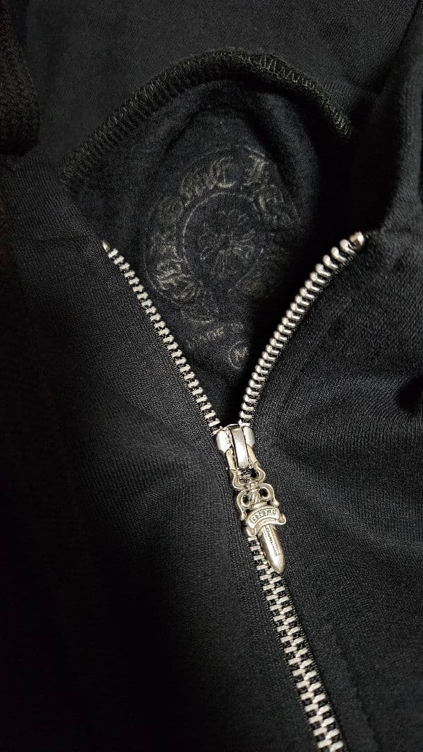 クロムハーツ　フローラルジップパーカー　ピンク　フーディー